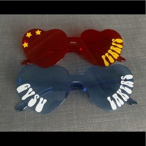 College Heart-Shaped Sunglasses